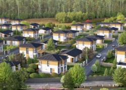 Строительство поселка Крекшино