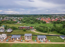 Строительство поселка Крекшино